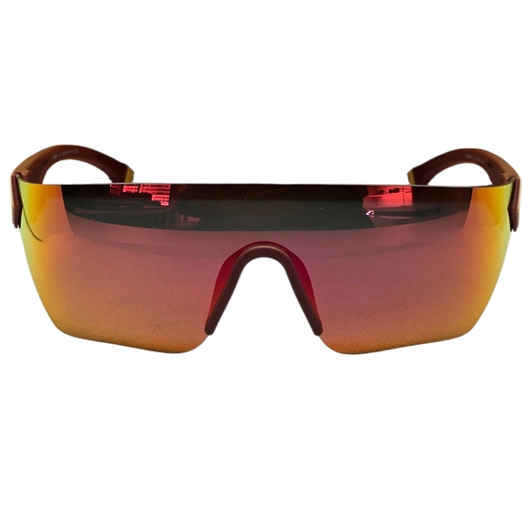 Fendi UNISEX  SHIELD  Sunglasses with Red and Gold Gradient main image 6